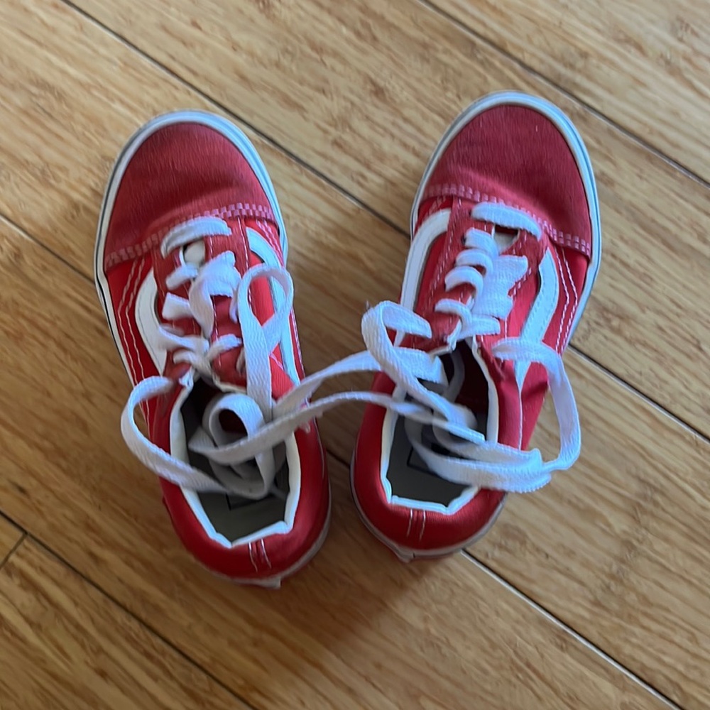 Gently used kids vans sneakers